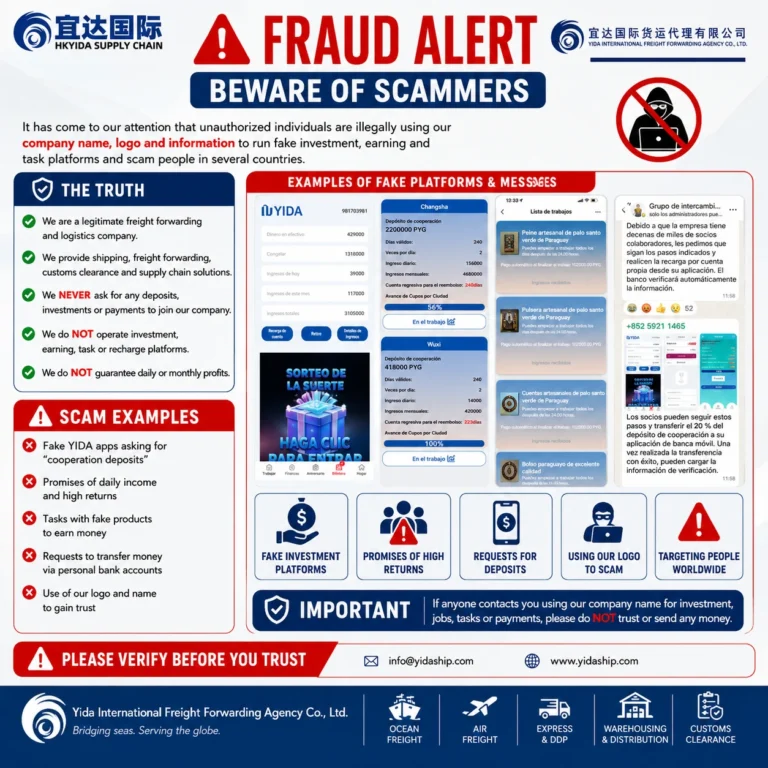 Fraud Alert Announcement