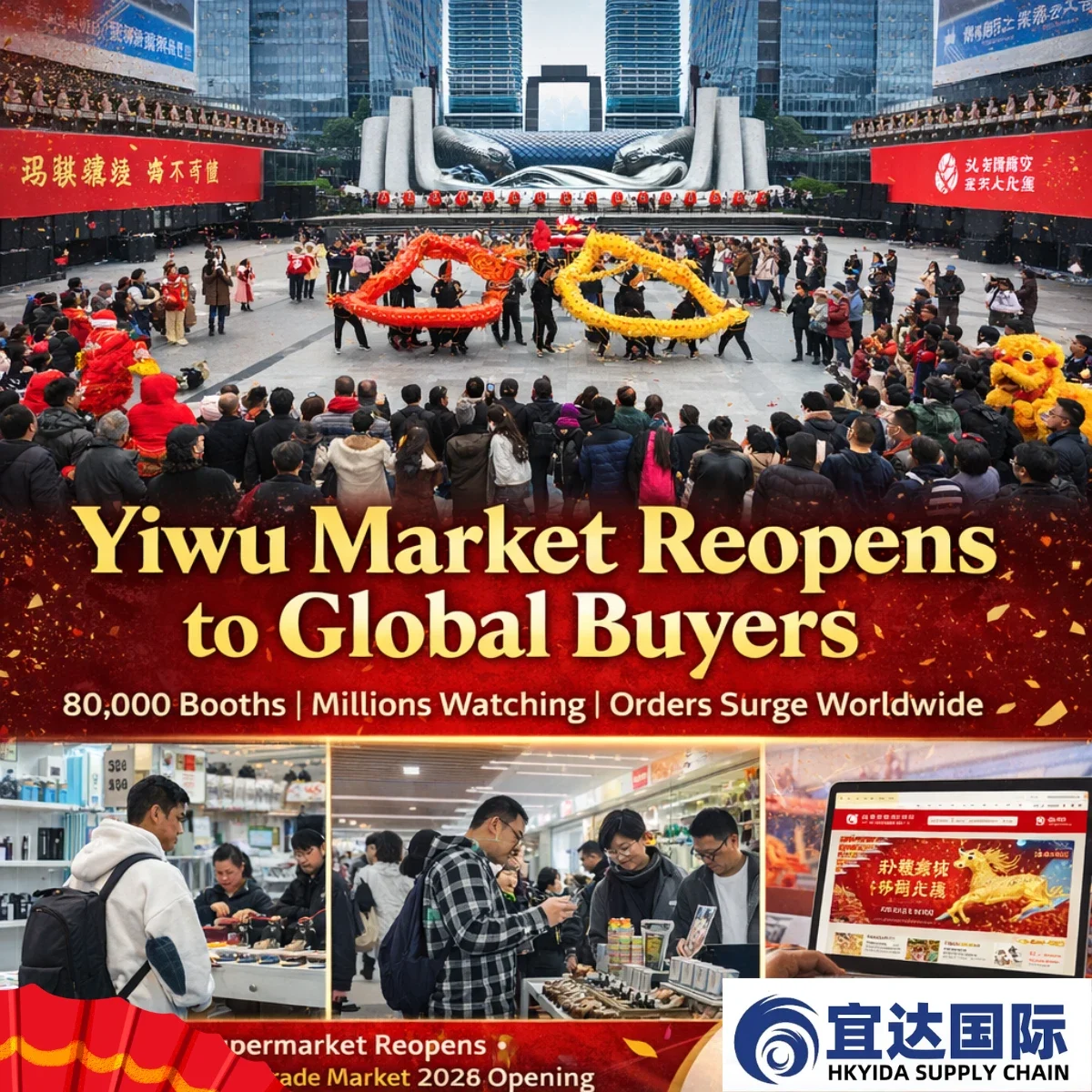 Yiwu International Trade Market reopening